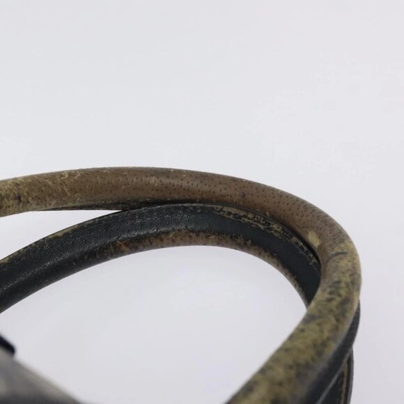 GUCCI GG Supreme Sherry Line Hand Bag PVC Navy Gold Red - Picture 8 of 16